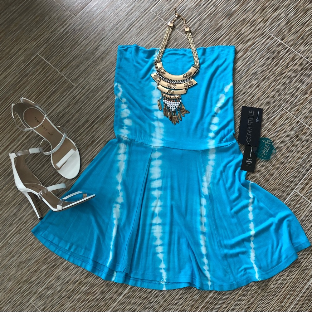 INC Tropical BOHO Convertible Dress/ Skirt.